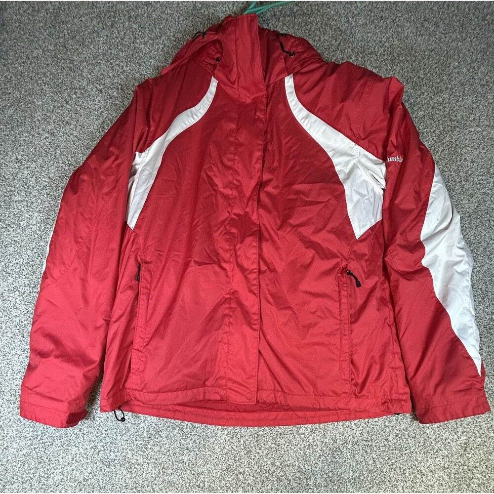 COLUMBIA Jacket‎ Womens XL XLarge Red Ski Coat Waterproof Insulated Omni Shield